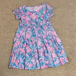 Lilly pulitzer tiered ruffle dress